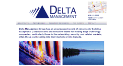Desktop Screenshot of deltamanagement.com