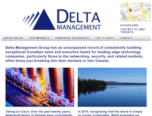 Tablet Screenshot of deltamanagement.com